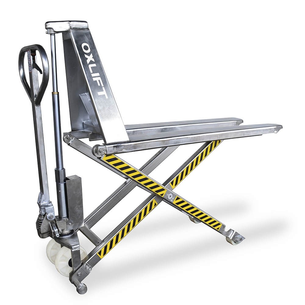 Фото 20 - Ножничная тележка из Нержавеющей Стали OXH-10Steel OXLIFT.