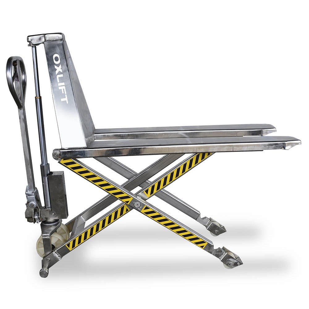 Фото 22 - Ножничная тележка из Нержавеющей Стали OXH-10Steel OXLIFT.