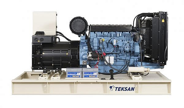 TJ550BD5L дизельный генератор Teksan 400 кВт Открытая на двигателе BAUDOUIN / 6M33G715/5